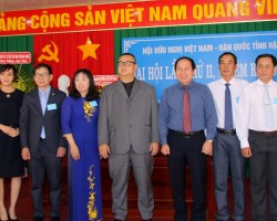 Lãnh đạo tỉnh Hậu Giang chúc mừng BCH Hội hữu nghị Việt Nam - Hàn Quốc tỉnh Hậu Giang khóa mới