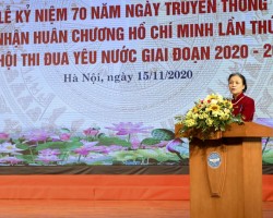 Bà Nguyễn Phương Nga - Chủ tịch Liên hiệp các tổ chức hữu nghị Việt Nam
