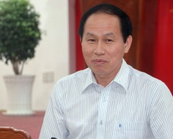 Ông Lê Tiến Châu, Bí thư Tỉnh ủy Hậu Giang phát biểu tại buổi làm việc.