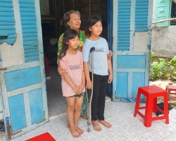 Trẻ mồ côi được tổ chức Đông Nam Á (SEAOF) tài trợ xây dựng nhà ở.