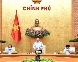 Thủ tướng Phạm Minh Chính phát biểu tại phiên họp Chính phủ - Ảnh: Nhật Bắc