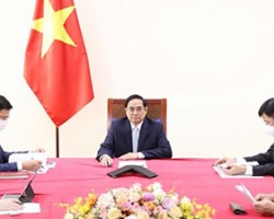 Thủ tướng Phạm Minh Chính điện đàm với Phó Tổng thống Thổ Nhĩ Kỳ Fuat Oktay.