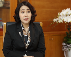 Bà Nguyễn Thị Hương – Tổng cục trưởng Tổng cục Thống kê.
