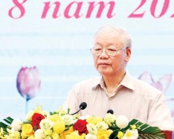 Tổng Bí thư Nguyễn Phú Trọng dự hội nghị của Ủy ban T.Ư MTTQ Việt Nam và phát biểu nhấn mạnh tinh thần đại đoàn kết để vượt qua đại dịch COVID-19