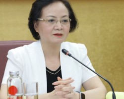 Bộ trưởng Bộ Nội vụ Phạm Thị Thanh Trà - Ảnh: Nguyễn Điệp/TTXVN