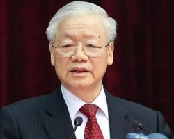 Tổng Bí thư Nguyễn Phú Trọng phát biểu khai mạc Hội nghị - Ảnh: VGP