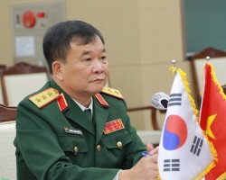 Thượng tướng Hoàng Xuân Chiến tham dự đối thoại tại Hàn Quốc - Ảnh: Quân đội nhân dân