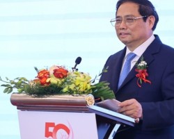 Thủ tướng Phạm Minh Chính tại Hội thảo kinh tế cấp cao Việt Nam - Nhật Bản sáng 7/3. Ảnh: VGP