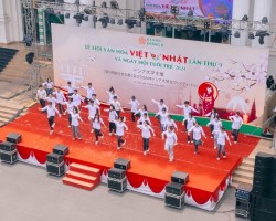 Lễ hội văn hóa Việt – Nhật lần thứ 9 được tổ chức tại Đại học Đông Á. (Ảnh: donga.edu.vn)