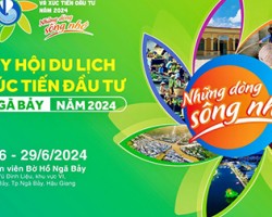 Thành phố Ngã Bảy đang đẩy mạnh tuyên truyền cho Ngày hội du lịch và xúc tiến đầu tư năm 2024.