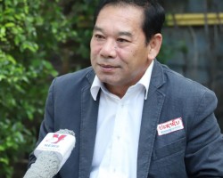 Ông Vanxay Tavinyan, Phó Trưởng ban Tuyên huấn Trung ương Đảng NDCM Lào, Tổng Biên tập báo Pasaxon. (Ảnh: TTXVN)