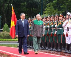 Chủ tịch nước Tô Lâm chủ trì Lễ đón chính thức Tổng thống Timor Leste Jose Ramos-Horta thăm cấp Nhà nước tới Việt Nam.
