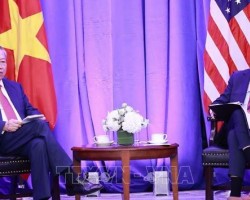 Tổng Bí thư, Chủ tịch nước Tô Lâm gặp Tổng thống Hoa Kỳ Joe Biden. (Ảnh: TTXVN)