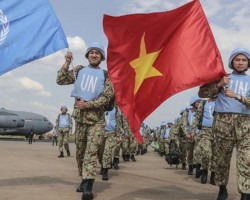 Việt Nam tích cực tham gia lực lượng gìn giữ hòa bình của Liên hợp quốc. (Ảnh: peacekeeping.un.org)