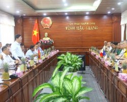 Quang cảnh tại buổi làm việc.