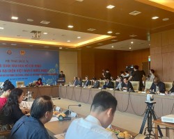 Hội thảo quốc tế “Không gian văn hóa Hồ Chí Minh tại các Cơ quan đại diện Việt Nam ở nước ngoài” do Bộ Ngoại giao tổ chức ngày 09/6 tại Hà Nội. (Ảnh: Minh Thu)