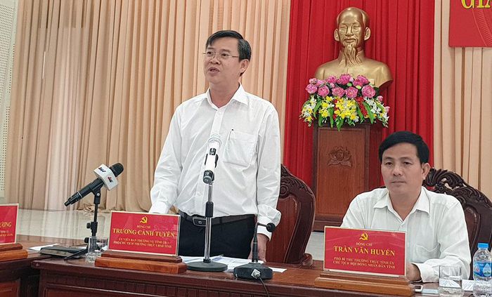 Phó Chủ tịch Thường trực UBND tỉnh Hậu Giang Trương Cảnh Tuyên
