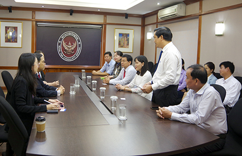 Đoàn công tác UBND tỉnh Hậu Giang thăm, làm việc với Tổng Lãnh sự Vương quốc Thái Lan tại Thành phố Hồ Chí Minh vào đầu năm 2021.
