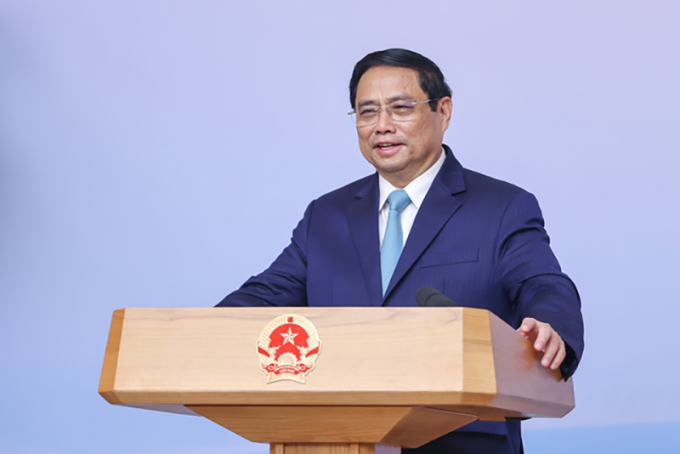 Thủ tướng Phạm Minh Chính chủ trì hội nghị về du lịch năm 2023, sáng 15/3. Ảnh: Nhật Bắc