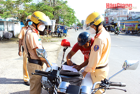 Cảnh sát giao thông toàn tỉnh sẽ tăng cường tuần tra, kiểm soát, xử lý những trường hợp vi phạm về trật tự, an toàn giao thông.