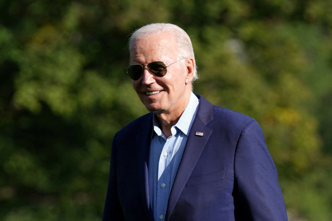 Tổng thống Mỹ Joe Biden tại Nhà Trắng ngày 4/9. Ảnh: Reuters