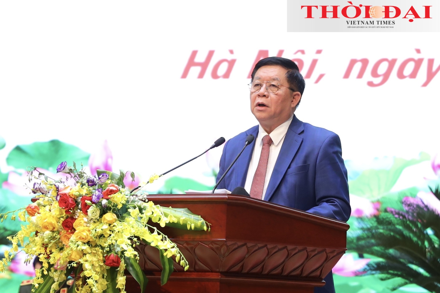 Trưởng Ban Tuyên giáo Trung ương Nguyễn Trọng Nghĩa phát biểu tại Hội nghị. (Ảnh: Đinh Hòa)