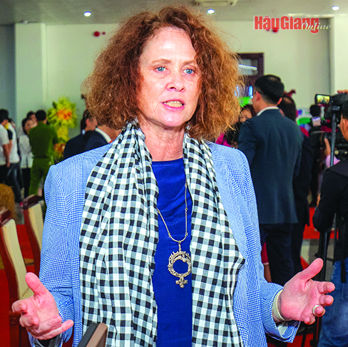 Bà Carolyn Turk - Giám đốc Quốc gia Ngân hàng Thế giới tại Việt Nam.