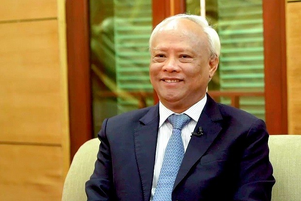 Ông Uông Chu Lưu, Chủ tịch Ủy ban Hòa bình Việt Nam. (Ảnh: Trường Hùng)