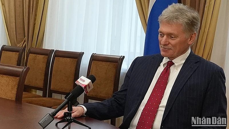 Press Secretary Dmitry Peskov. (Photo: Xuan Hung)