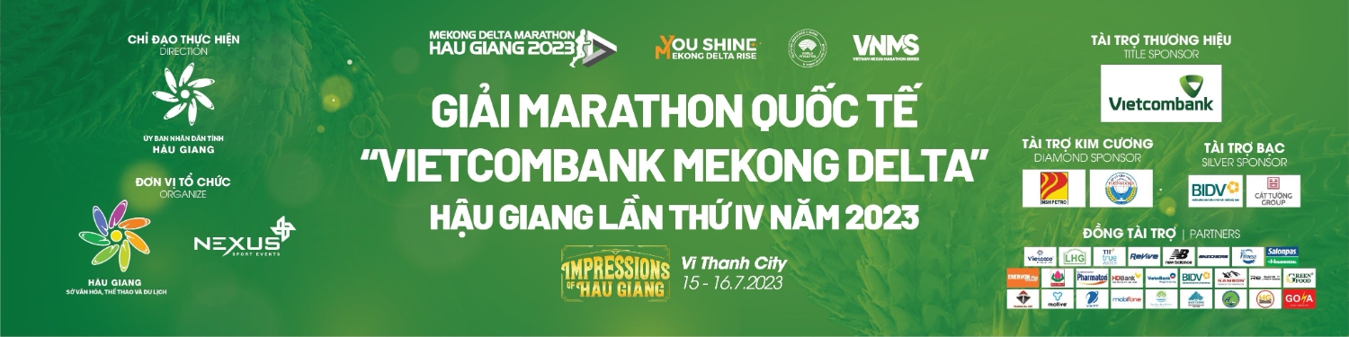 Giải Marathon Quốc tế Vietcombank Mekong Delta – Hậu Giang 2023